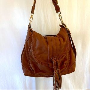 Vegan Cognac Bag (Crossbody & Shoulder Straps)